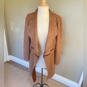 Venti6 faux suede coat - size M